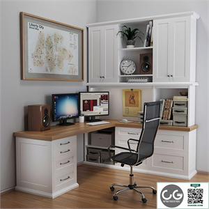 Desktop in white
