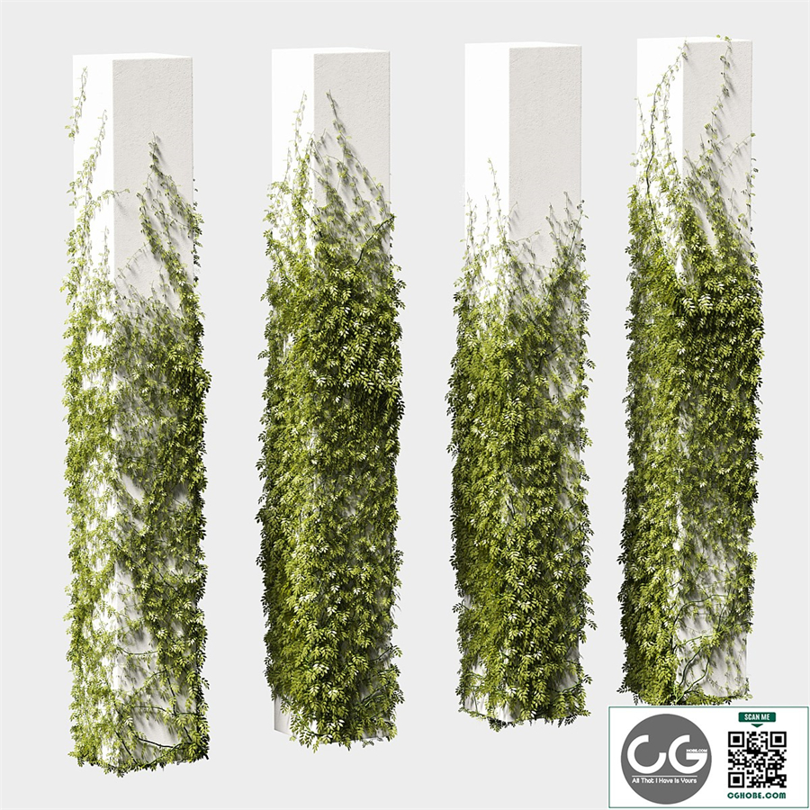 Leaves for square columns. 4 models