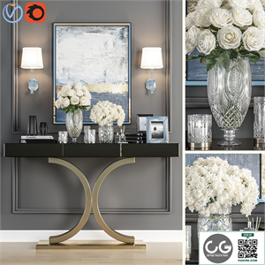 Crystal Vase Decoration set 05