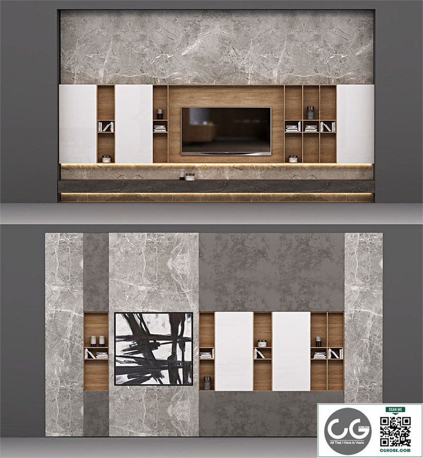 tv wall custom made