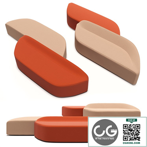 waves poufs