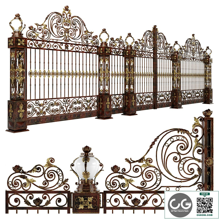 Forged gates wickets and fences N3