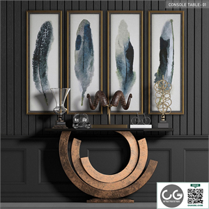 Contemporary Vintage Console Table