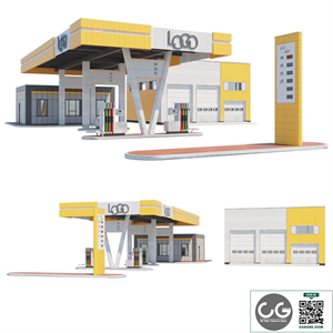 Gas station with SRT