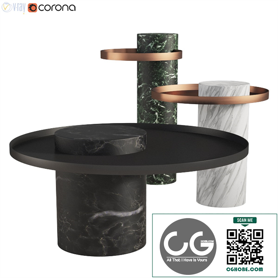 Salute Side Table & Coffee Table Collection