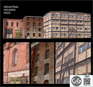 Facade for background vol.5 Industrial area