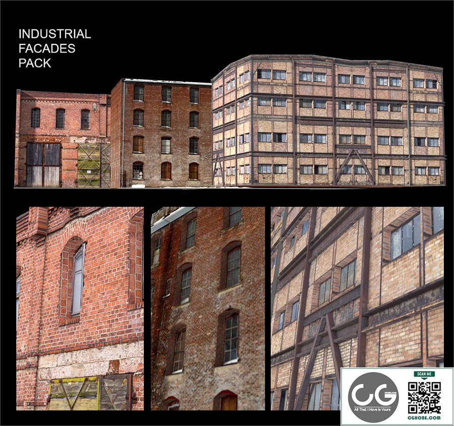 Facade for background vol.5 Industrial area