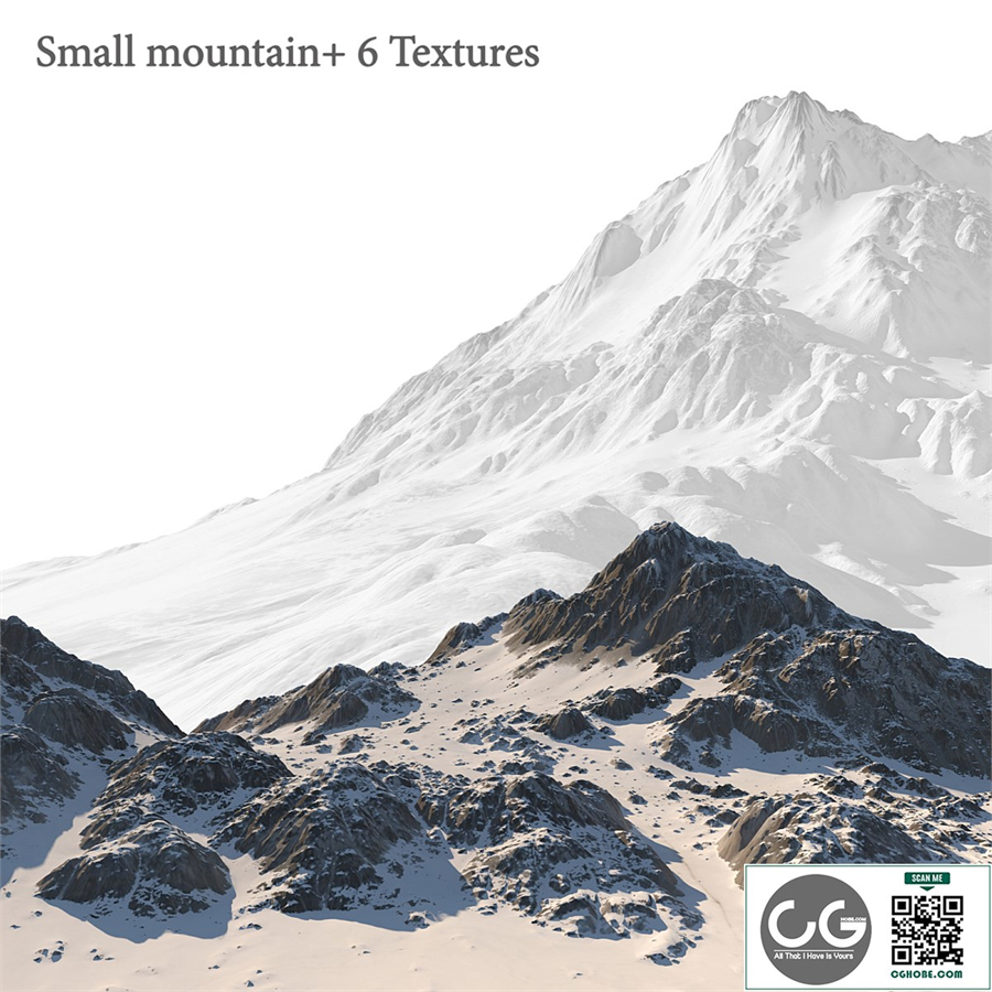 Small mountain + 6 Textures