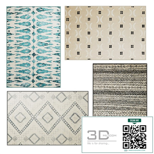 Anthropologie Rug set 1