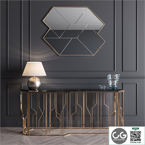 Ginza Longhi Console - Vray Material