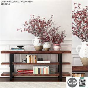 Pottery barn GRIFFIN RECLAIMED WOOD MEDIA CONSOLE