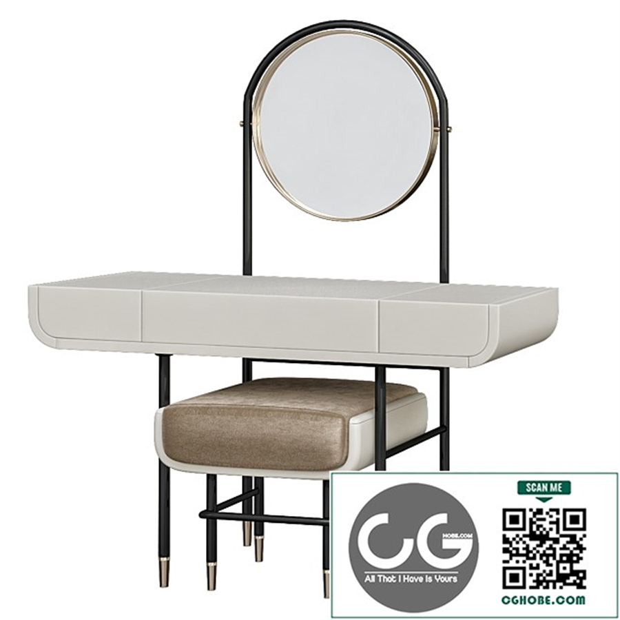 MAKE UP Mirror Work Table with
