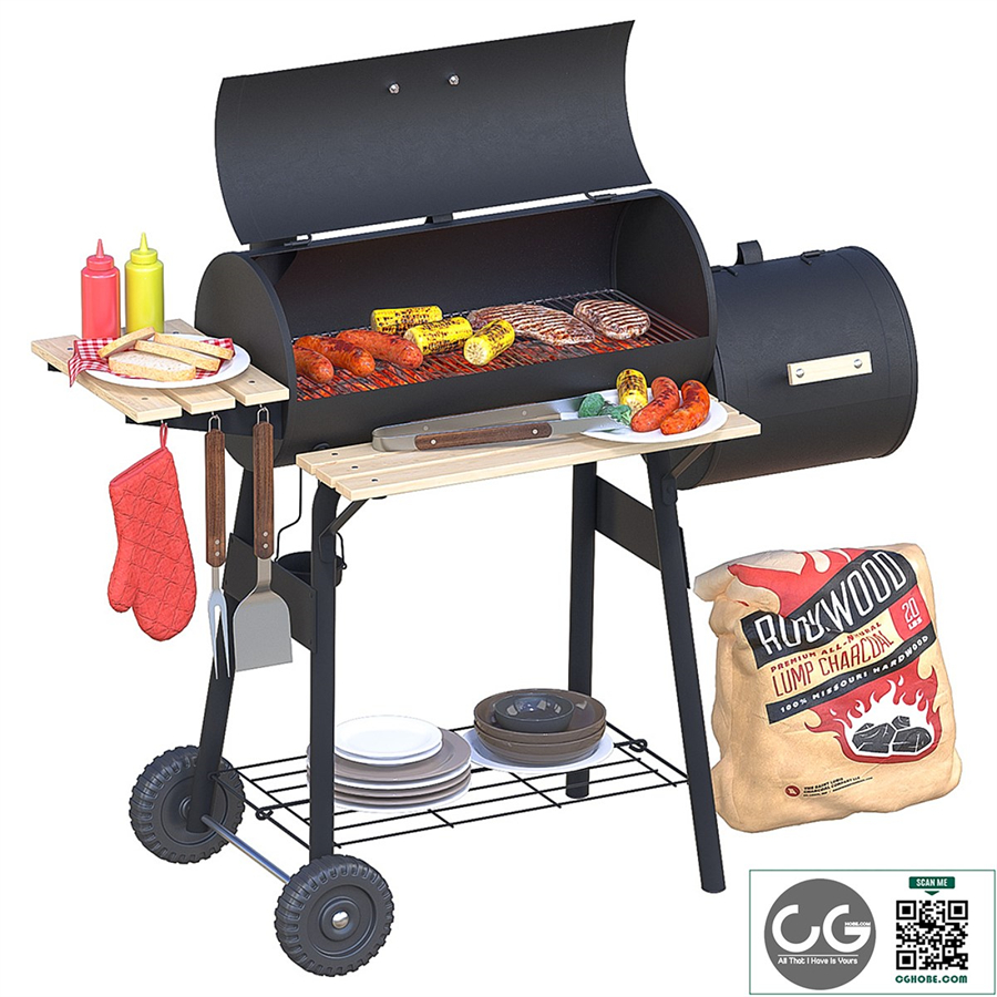 Charcoal grill BBQ