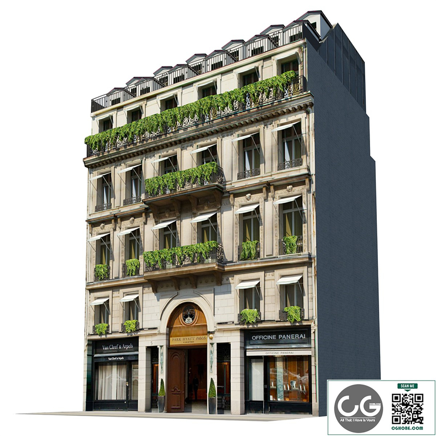 Facade for background Vol: 7 Classic Hotel