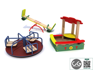 Ksil sandbox, turntables, rocking chair