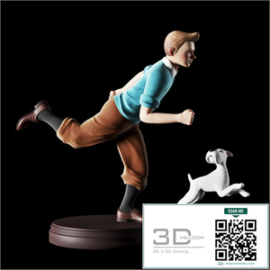Tintin and Milu