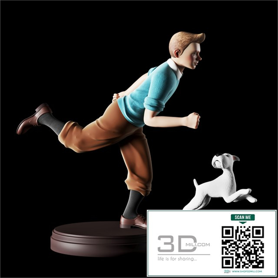 Tintin and Milu