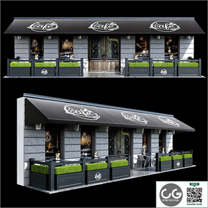 Summer cafe