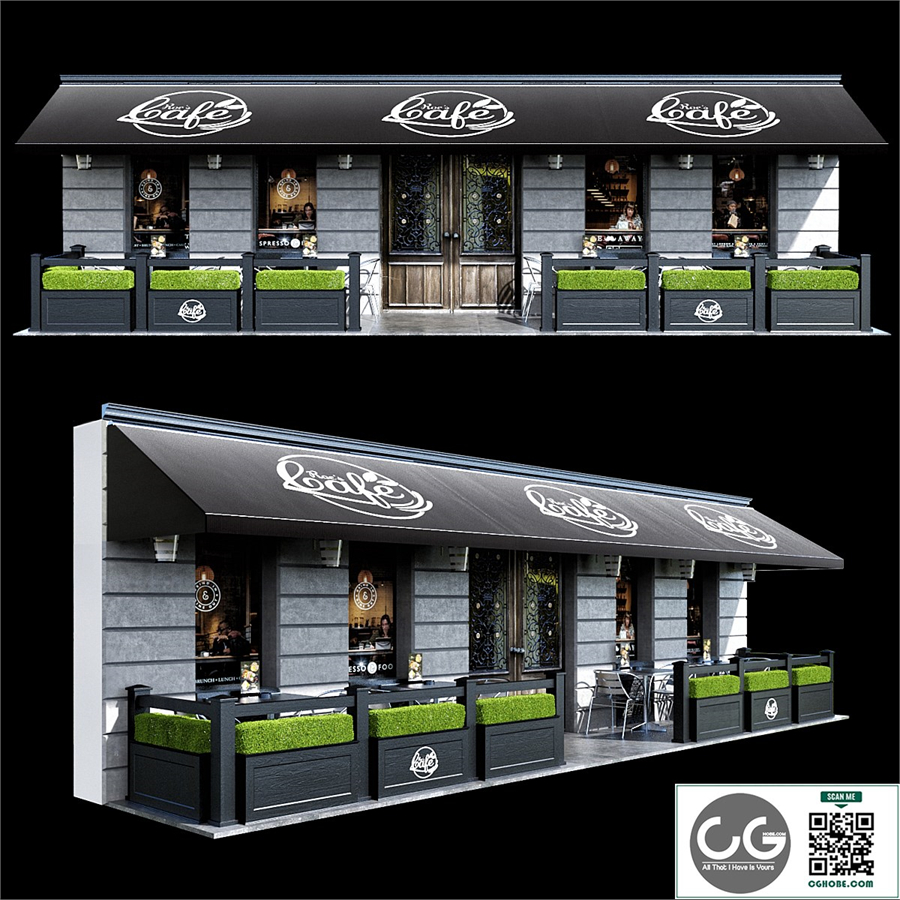 Summer cafe