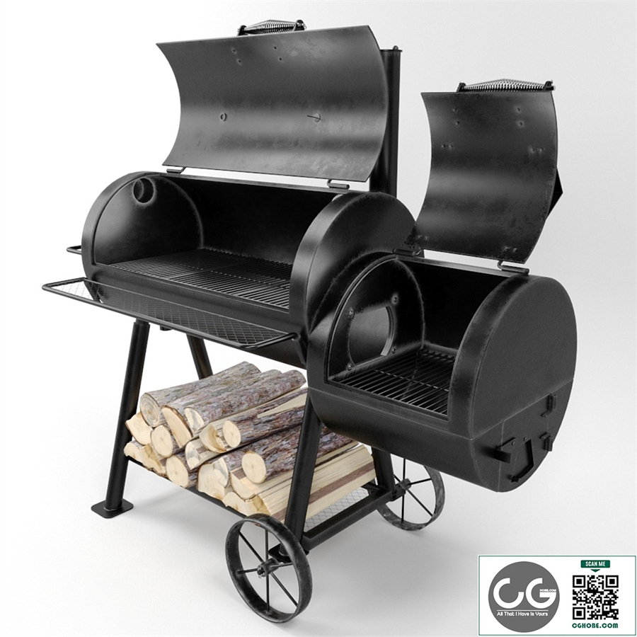 Oklahoma Joes Highland Smoker Reverse