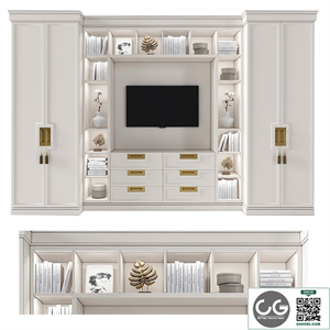 Cabinet with tv area 3