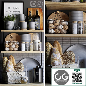 Decorative set for the kitchen 6
