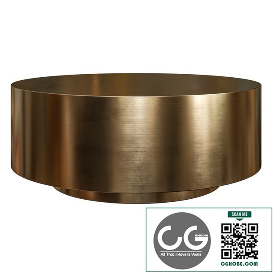 Ibiza Brushed Brass Coffe Table by Modshop