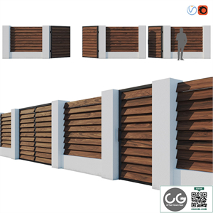 Fence Termowood Jalousie