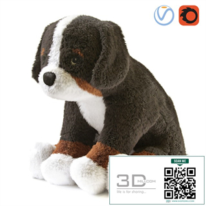HOPPIG Bernese Shepherd White Soft Toy
