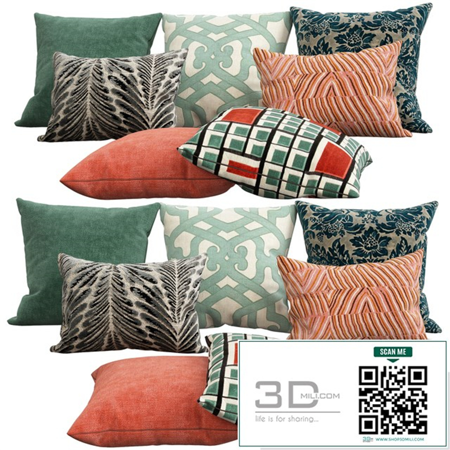 Decorative pillows, 20