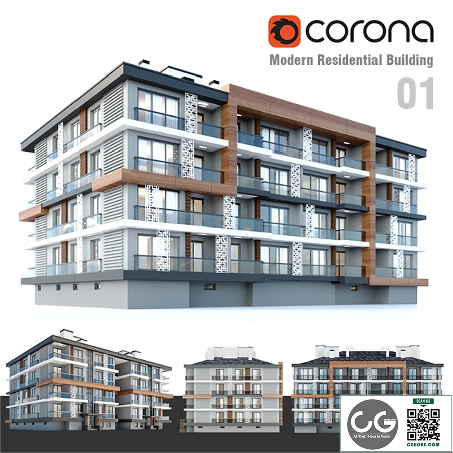 Modern Residential Building 01