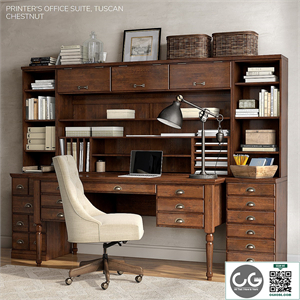 Pottery barn PRINTER'S OFFICE SUITE