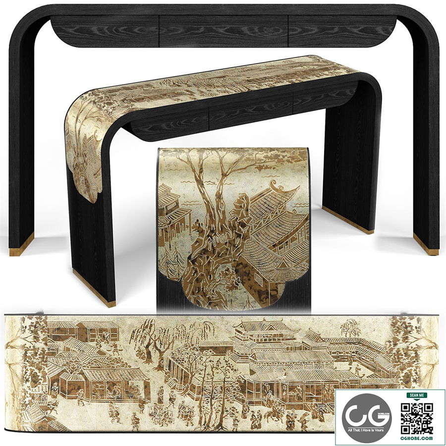 Jonathan Charles Fine Furniture JC Modern console