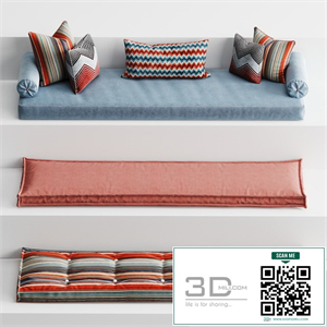 Set of mattresses for windowsill