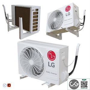 LG - P12SP (external air conditioning unit)