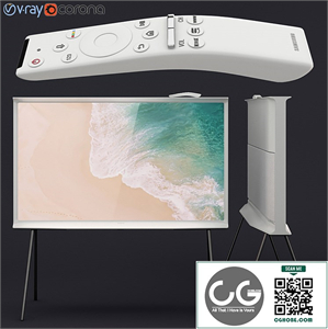 Samsung QLED The Serif TV white