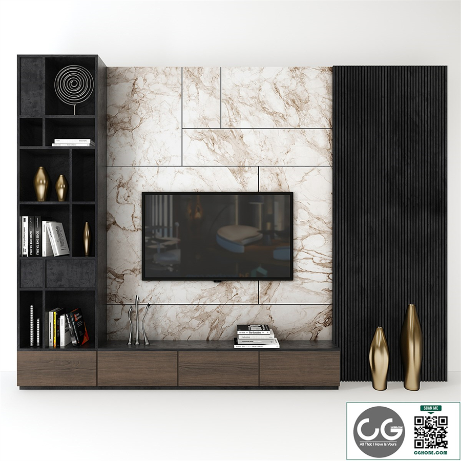 Tv wall set_ 03