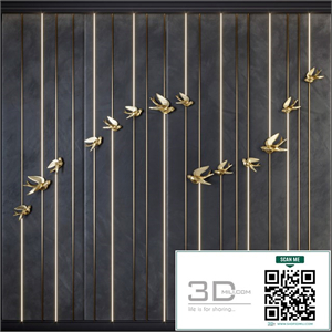 Decorative Panel Birds (1)
