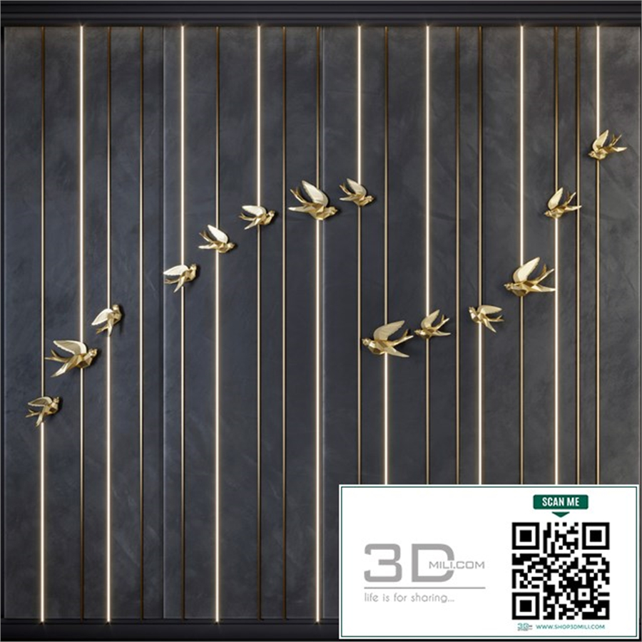 Decorative Panel Birds (1)