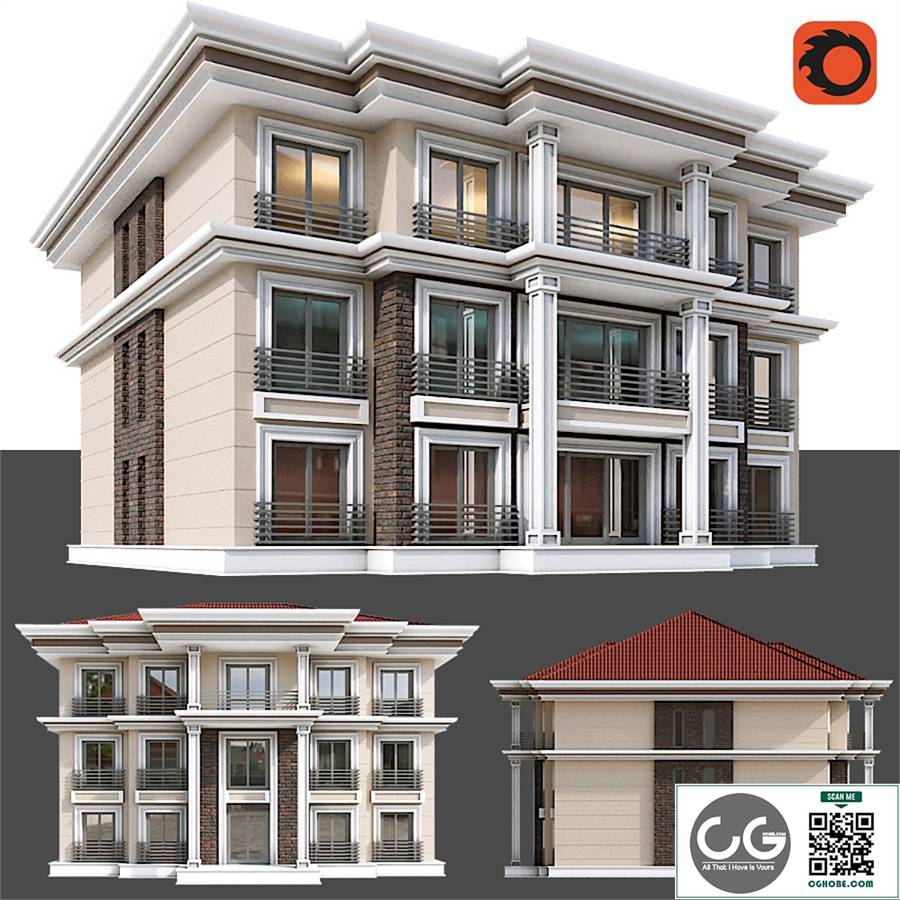 Modern Residential Building 020