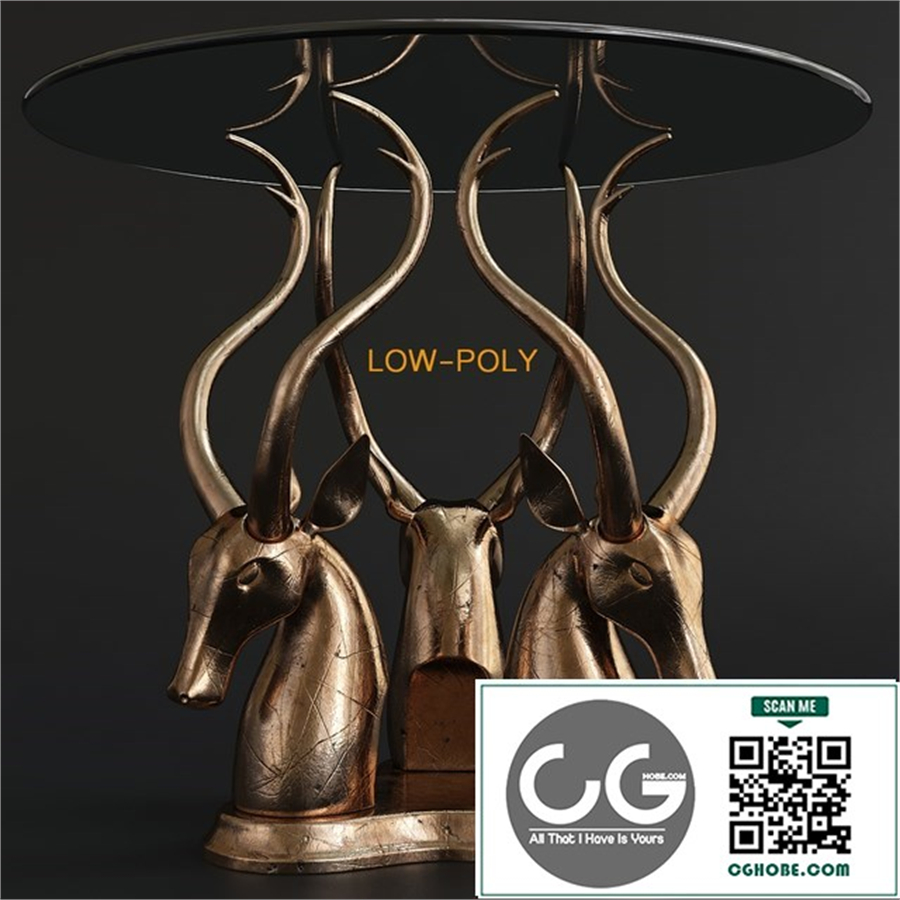 Deer coffee table
