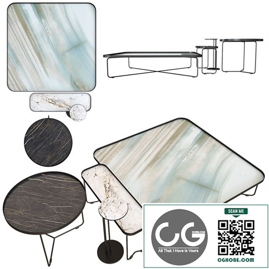 Coffee table Cattelan Italia Coffee table set 07