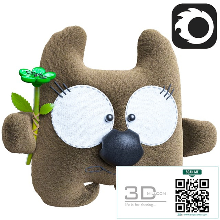 Bear soft toy