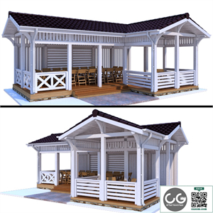 Arbor in a modern style