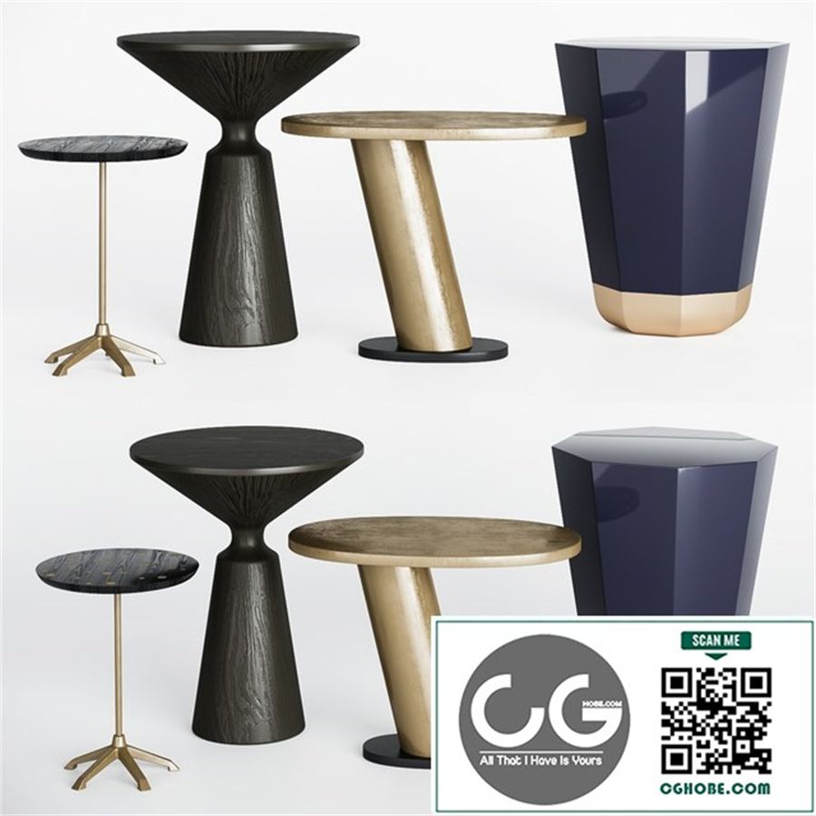 Arteriors side round tables set