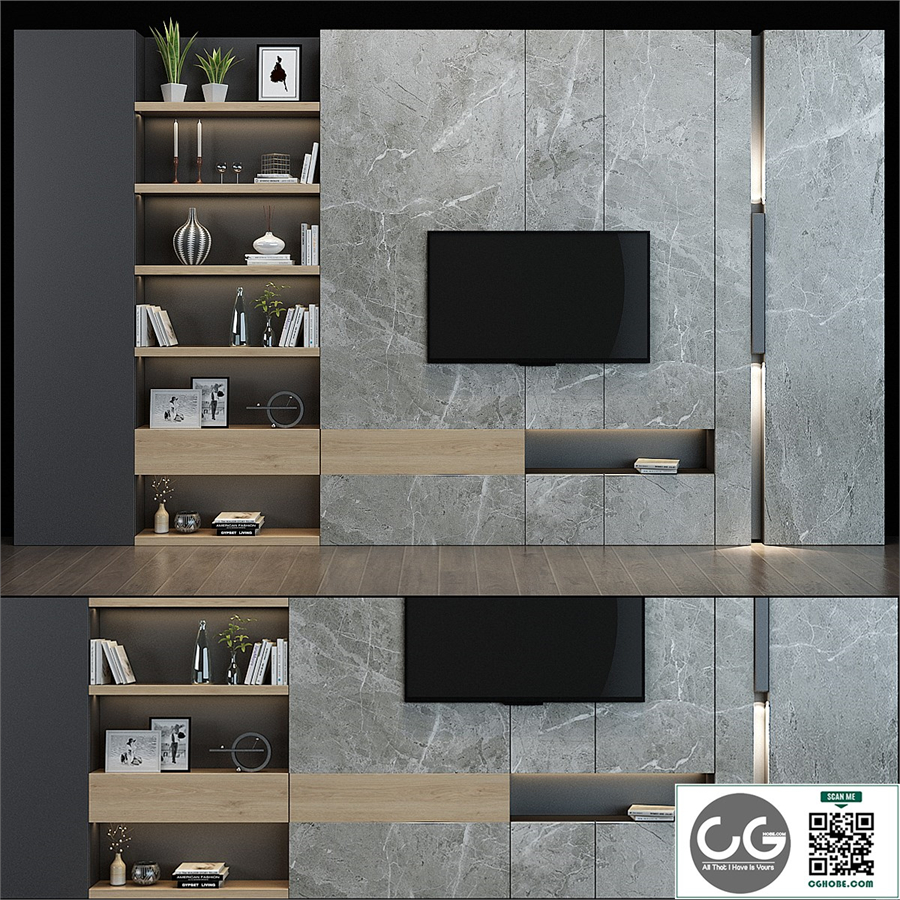 TV shelf 34