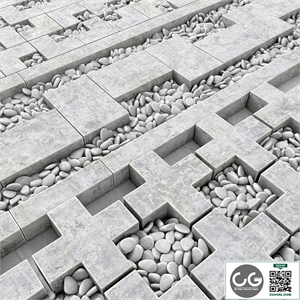 Concrete border construction