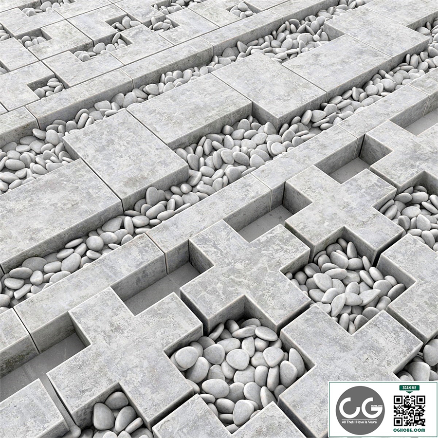 Concrete border construction