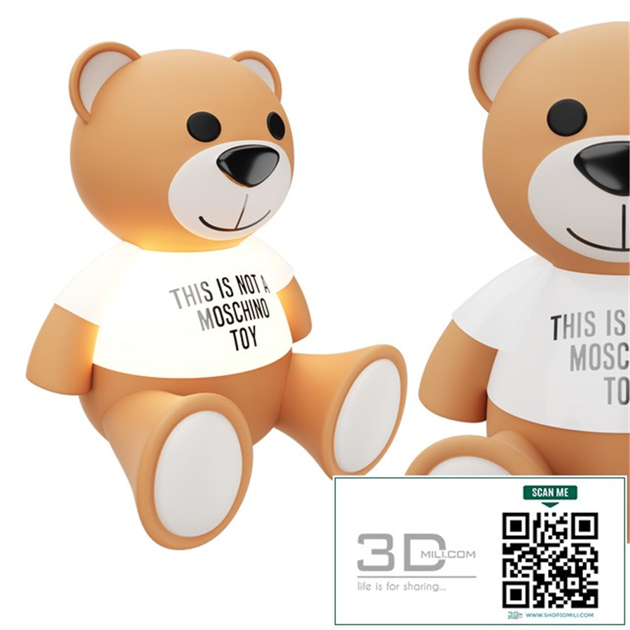 Table lamp Kartell TOY Moschino by Jeremy Scott