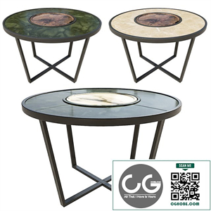Marble coffee table